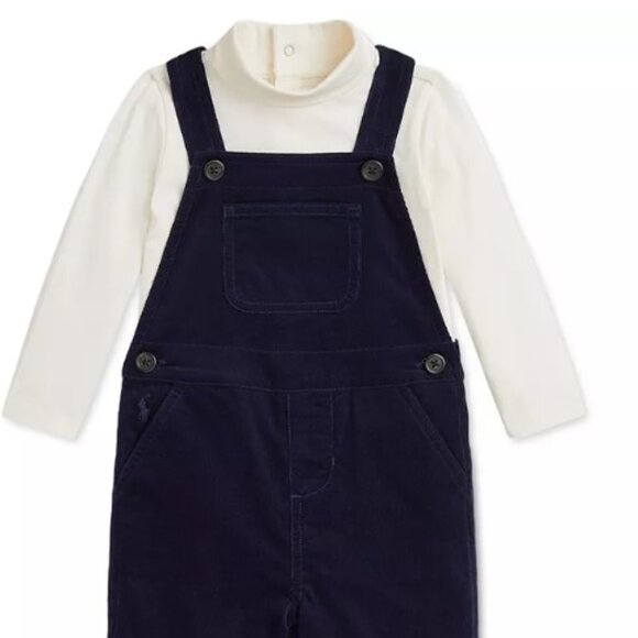 Polo by Ralph Lauren baby corduroy Overalls with one piece - Picture 9 of 10